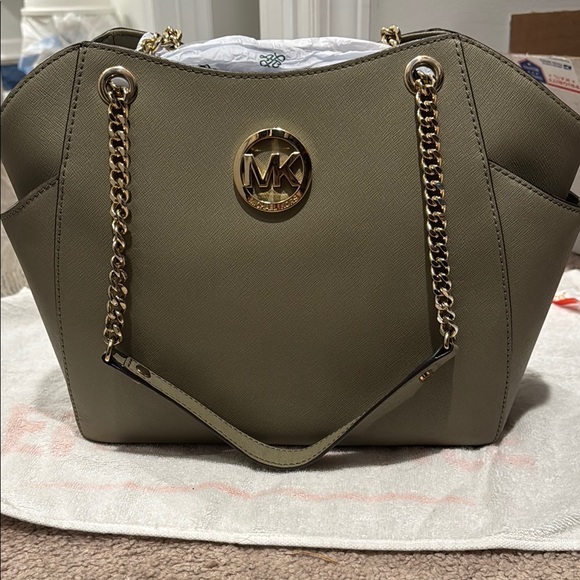 Michael Kors Olive Green Women's Bag - Picture 1 of 6
